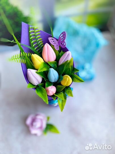 Букеты из мыла ручной работы