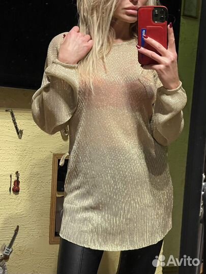 Zara брюки летние,кроптоп с откр.спин,футболка 40