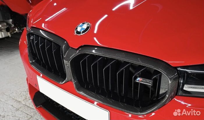 Решетка радиатора BMW G30 Г30 рестайлинг карбон