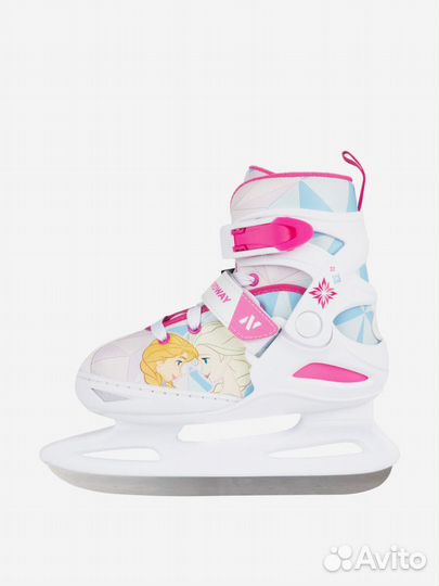 Коньки детские раздвижные Холодное сердце