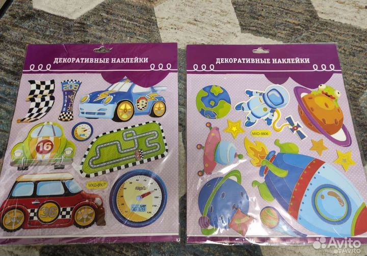 Наклейки декоративные Тачки