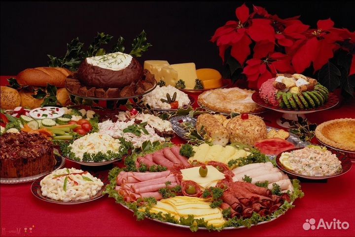 Оформление стола для праздника и приготовление