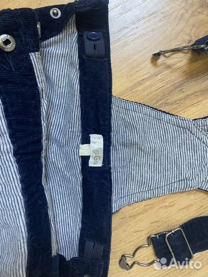 Вельветовый комбинезон 80