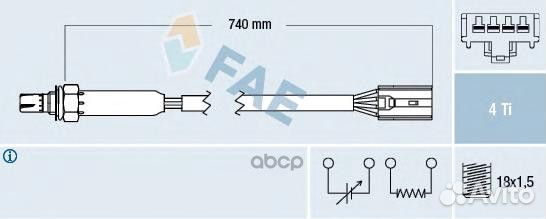 Лямбда-зонд 77189 FAE