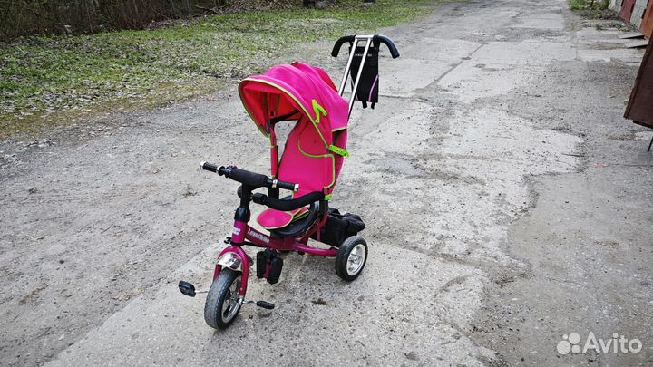 Детский велосипед с ручкой бу