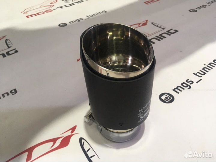 Бампер BMW 5 series Е60 стиль M-Tech+ Akrapovic