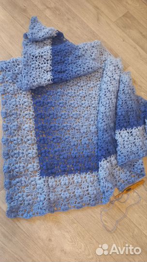 Шаль ручной работы