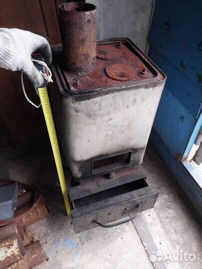 Буржуйка на отработке