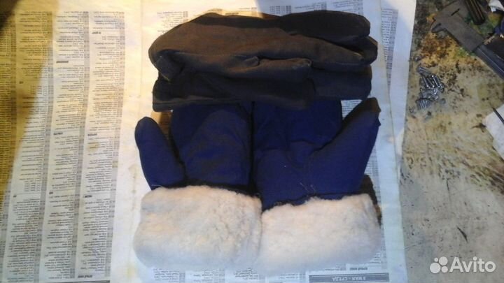 Варежки трёхпалые