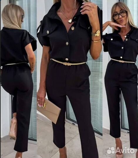 Женский комбинезон с ремешком