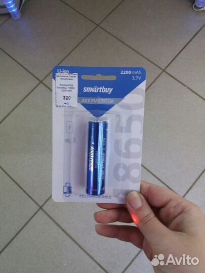 Акум для фонаря аккумулятор о