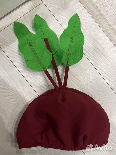 Карнавальная шапочка репка (редиска)