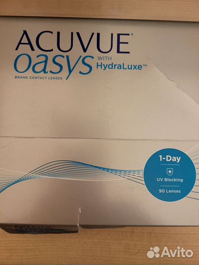 Линзы контактные acuvue oasys однодневные