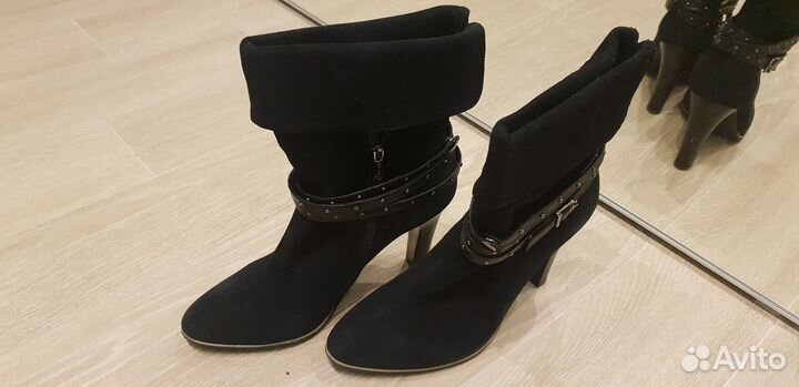 Полусапоги замшевые демисезонные