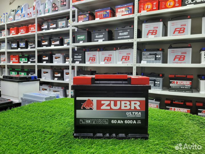 Аккумулятор zubr ultra 60 Ah о.п