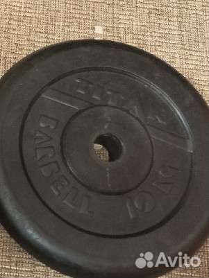 Обрезиненный блин 10кг