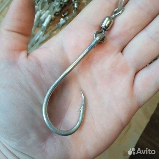 Крючки на перемет на трофейного сома за 100 кг