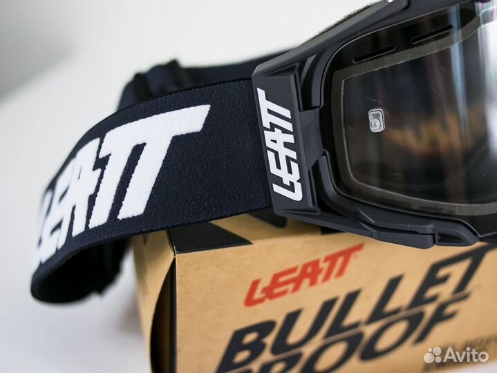 Очки Leatt Velocity 6.5 Enduro Graphite Clear