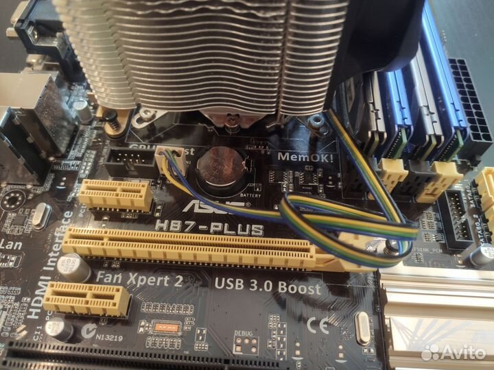 I7 4770 комплект, 16GB DDR3-1600, H87, Zalman