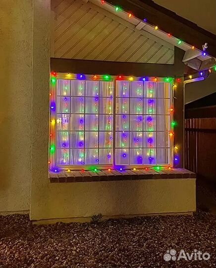 Гирлянда штора 3/1м