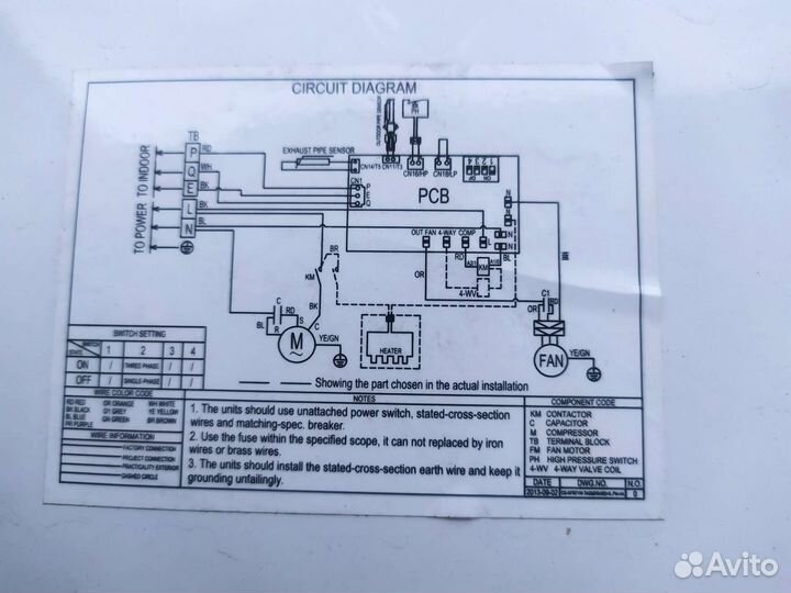 Зап части блоков кондиционеров
