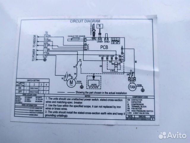 Зап части блоков кондиционеров