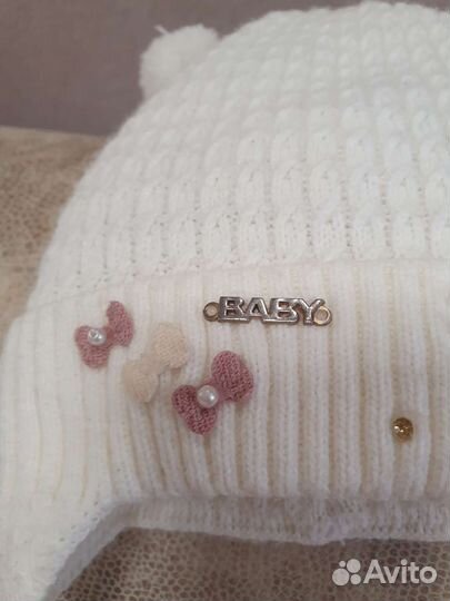 Шапка для девочки 48 размер