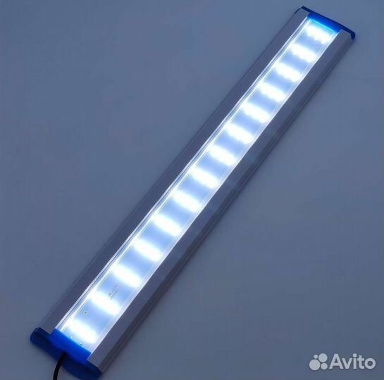 Аквариумная лампа. Холодный, белый