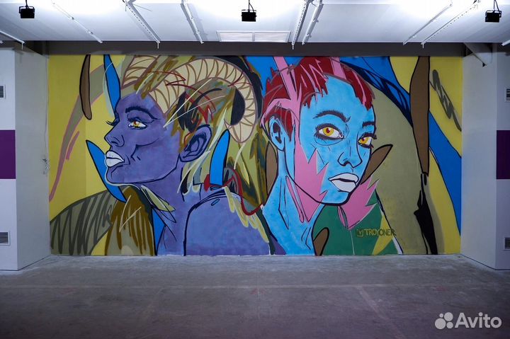 Оформление,граффити,роспись, рисование, художник