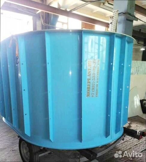 Овальный пластиковый бассейн с доставкой по РФ