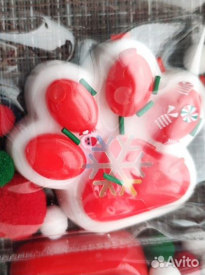 Таба лапка новогодняя сквиш