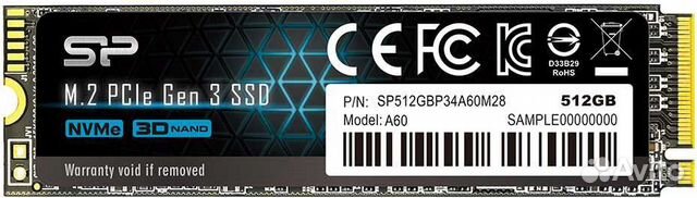 SSD накопитель silicon power M-Series SP512GBP34A6