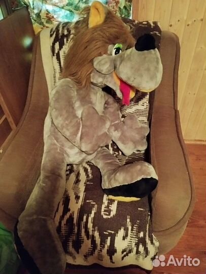 Мягкая игрушка волк большая