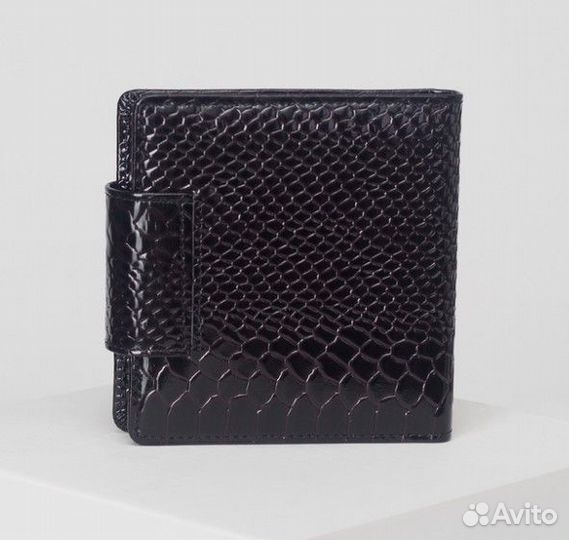 Визитница кожа сливовый Россия 2 ряда 20 листов