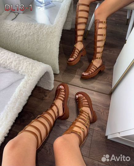 Сандали гладиаторы celine