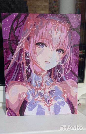 Готовая картина по номерам