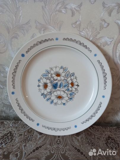 Блюдо большое Винтаж СССР 1980-е гг