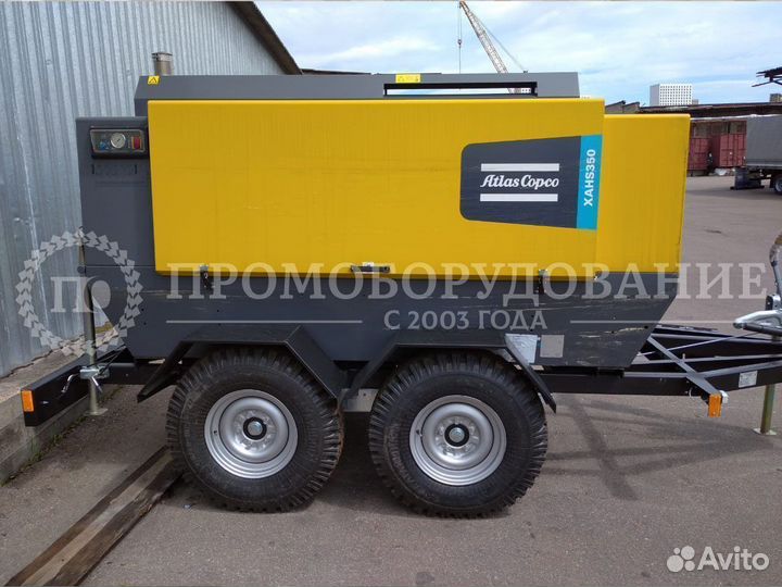 Дизельный компрессор Atlas Copco 350 на 12 Бар