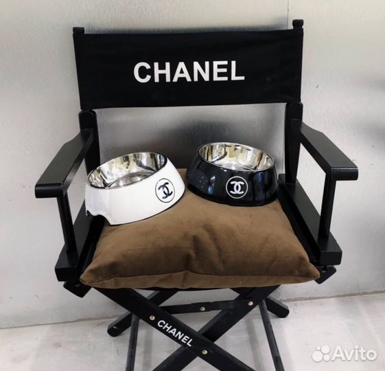 Миска chanel - 17.5*22*8см - для животных