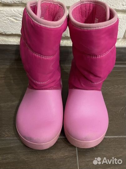 Сапоги зимние crocs c9