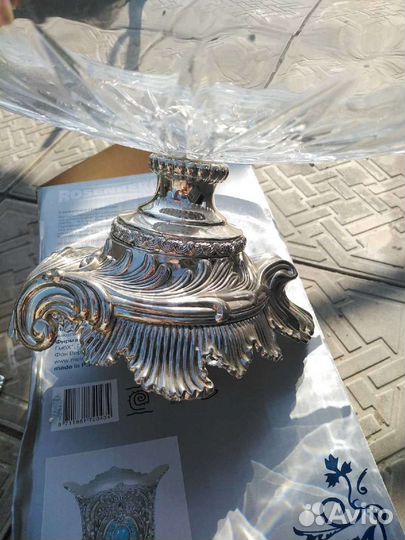 Ваза хрустальная