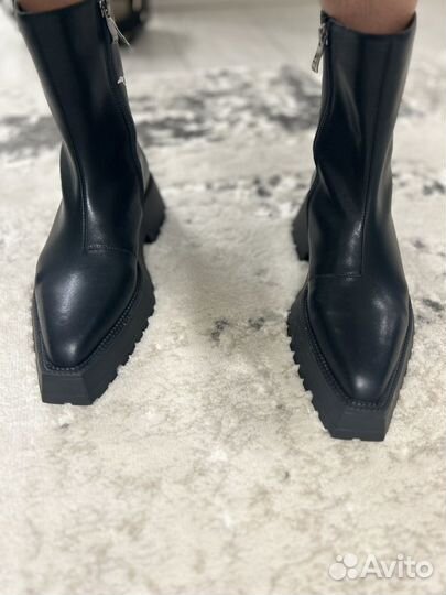 Сапоги челси натуральная кожа