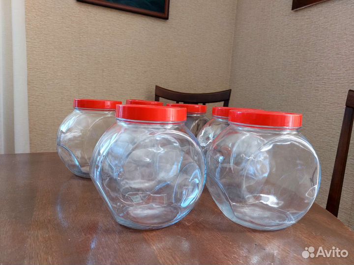 Банки для хранения круп, сухофруктов, чая, кофе