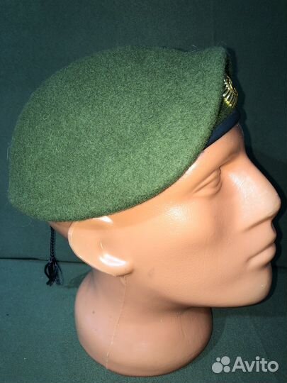 Берет отбитый оливковый общевойсковой с гербом РФ