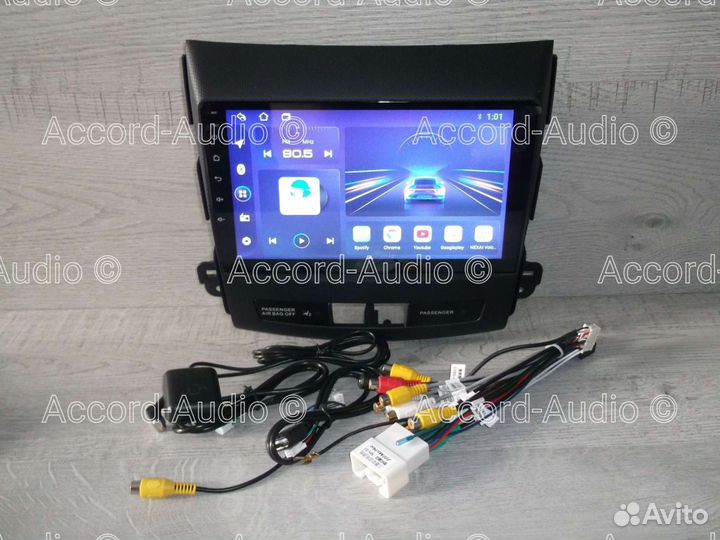 Магнитола 2DIN Peugeot 4007 Android GPS WiFi