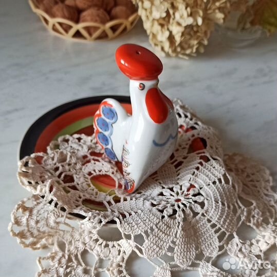 Солонка/перечница Петушок