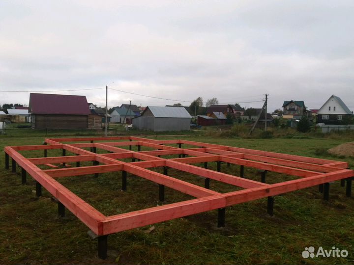 Винтовые сваи, монтаж 108, 89, 76, 57