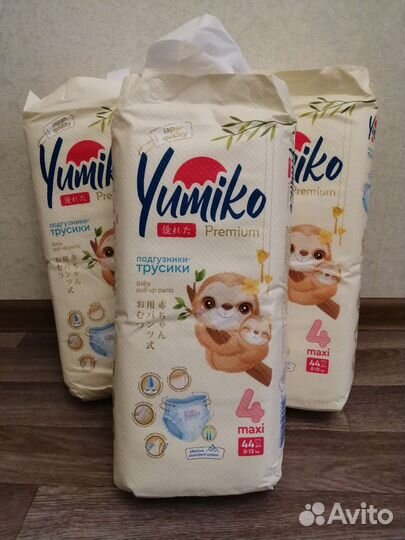 Подгузники-трусики Yumiko Premium L