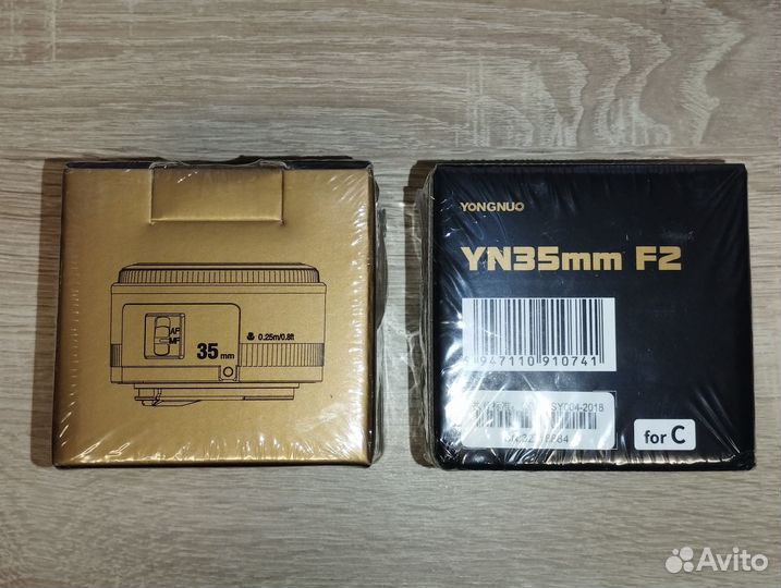 Объектив Yongnuo 35mm F/2 Canon EF (новый)