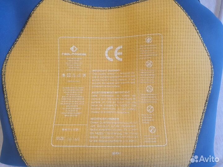 Гидрокостюм NeilPryde Assassin 4/3 мм рост180-185